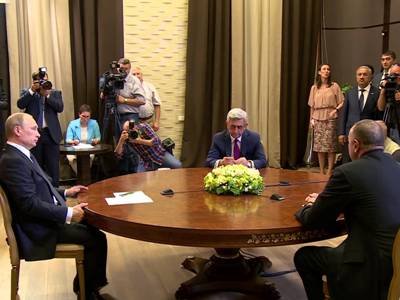 Սարգսյան-Պուտին-Ալիեւ եռակողմ հանդիպումն օգտակար էր, առաջընթաց չէր սպասվում. Շարմազանով