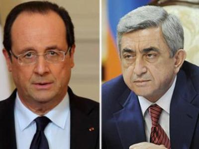 Armenia President condoles with France colleague