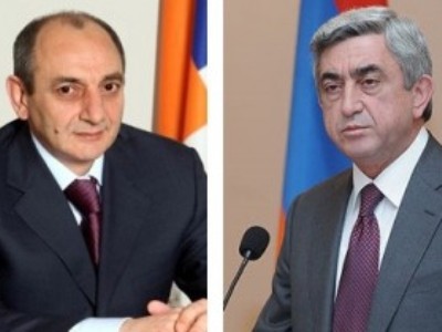 Սերժ Սարգսյանը եւ Բակո Սահակյանը քննարկել են ՀՀ–ԼՂՀ փոխգործակցության հարցեր