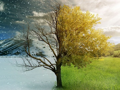 Winter and summer can change their places