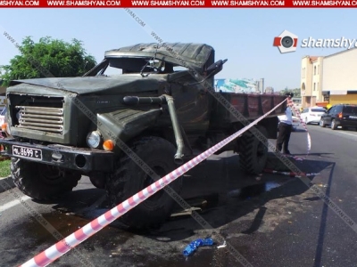 Truck carrying soldiers overturns in Armenia, 8 hospitalized (PHOTOS)