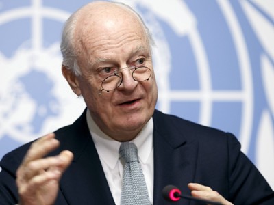 De Mistura: US-Russia talks crucial for Syria truce