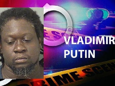 Black Vladimir Putin is arrested for inappropriate behavior