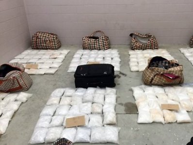 Unprecedented amount of metamorphine seized in Paris airport