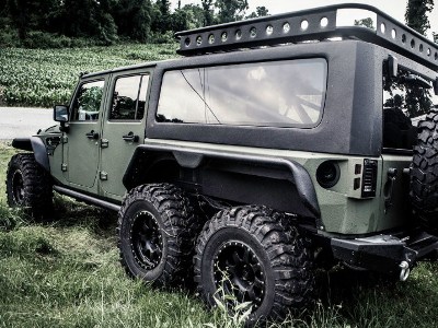 Չինացիները Jeep Wrangler-ը վեց անիվանի «Տոմահավքի» են վերածել