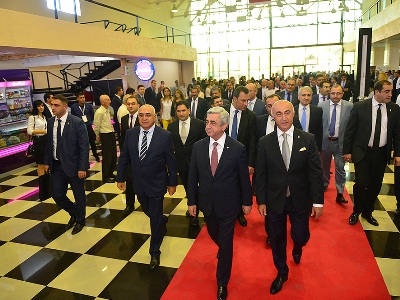 Սերժ Սարգսյանը մասնակցել է «Made in Armenia. Արտադրված է Հայաստանում» ցուցահանդեսի բացմանը (ֆոտո)