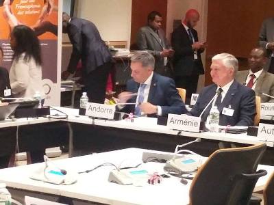 Նալբանդյանը ելույթ է ունեցել Ֆրանկոֆոնիայի միջազգային կազմակերպության ԱԳ նախարարների հանդիպմանը