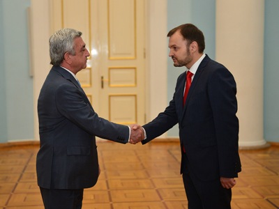 ՀՀ-ում Մոլդովայի նոր դեսպանն իր հավատարմագրերն է հանձնել Սերժ Սարգսյանին