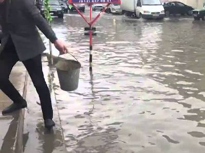 Բաքվում ջրհեղեղ է. տասնյակ մարդիկ են տարհանվել