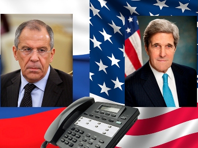Lavrov and Kerry discuss situation in Syria over telephone