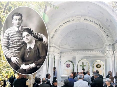 Memorial to Balian family opened at Armenian family of Istanbul