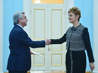 Armenia President, Bulgaria ambassador confer on interstate relations