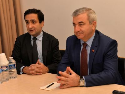 ԼՂՀ ԱԺ նախագահը հանդիպում է ունեցել Ֆրանսիայի Ազգային ժողովում