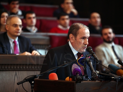 Եթե չկա խաղաղություն, բարօրություն լինել չի կարող. Լեւոն Տեր-Պետրոսյանի ելույթը (ֆոտոռեպորտաժ)