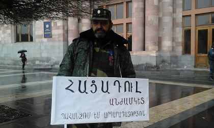 Այս գործի հետ կապված Ծառուկյանի անունն էր տվել. ազատամարտիկը շարունակում է հացադուլը