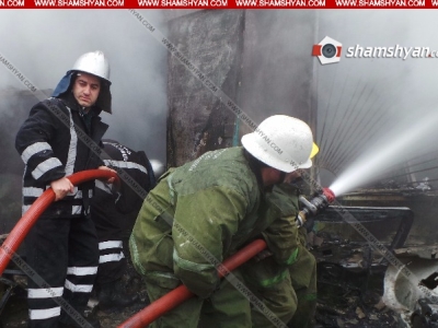 Խոշոր հրդեհ Երեւանում (ֆոտո)