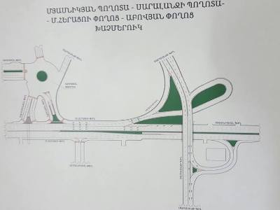 Ճանապարհային ոստիկանությունը Մյասնիկյան պողոտայի հատվածում երթեւեկության փոփոխություն է պատրաստում (ֆոտո)