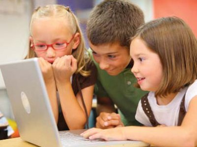 How much time can children spend in front of computers?