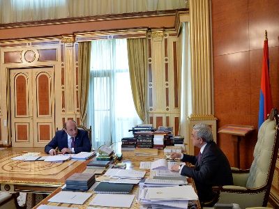 Президент Армении обсудил с и.о. министра экономического развития и инвестиций вопросы экспорта