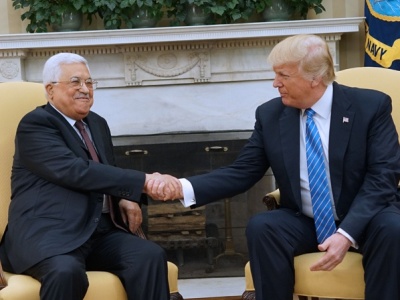Leaders of Israel and Palestine promise Trump to work toward peace