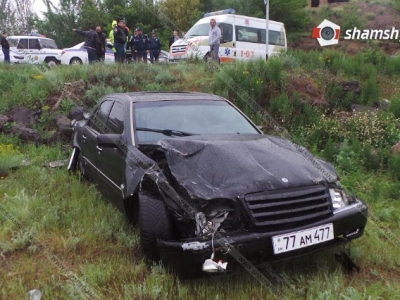 Ավտոմեքենան ընկել է ձորը