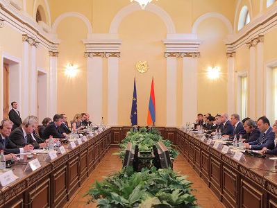 ԱԺ նախագահն ընդունել է Եվրոպական խորհրդարանի պատվիրակությանը