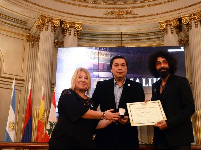Городской совет Бунос-Айреса дал торжественный приём скрипачу Ара Маликяну