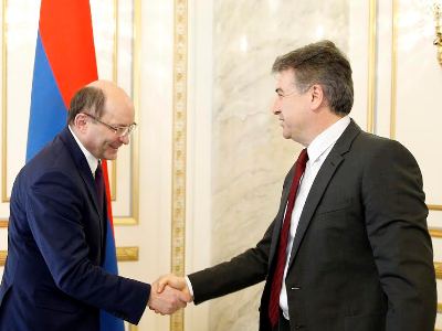 Կարեն Կարապետյանն ընդունել է «Ռուսական երկաթուղիներ» ԲԲԸ փոխնախագահին