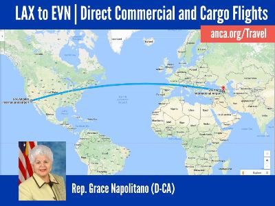 Congresswoman Napolitano praises dialogue on LAX-Yerevan flights