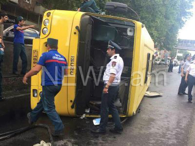 Official: Yerevan bus accident was caused by driver's poor health (PHOTOS)