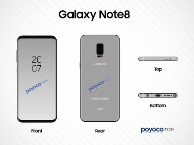 Համացանցում հայտնվել է Samsung Galaxy Note 8 սմարթֆոնի լուսանկարը