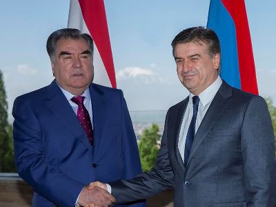 Կարեն Կարապետյանը Տաջիկստանի նախագահի հետ նախաճաշի սեղանի շուրջ քննարկել է երկկողմ հարաբերությունները