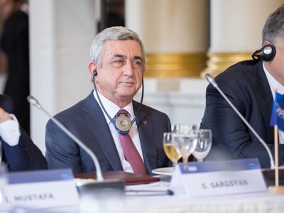 Սերժ Սարգսյանը ԵԺԿ գագաթնաժողովում հանդես է եկել ելույթով (ֆոտո)