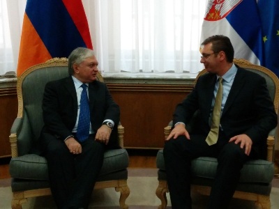 Armenian FM attends inauguration ceremony of Serbian President