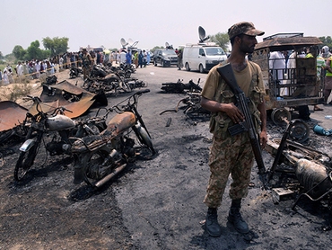 157 killed in Pakistan oil tanker blast