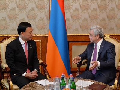ՀՀ նախագահը եւ Ճապոնիայի ԱԳ փոխնախարարը քննարկել են ՏՏ ոլորտում երկողմ համագործակցությունը (Ֆոտո)