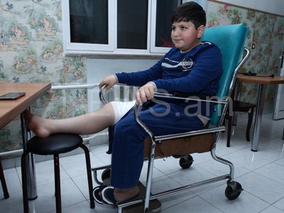 13-year-old boy wounded in Azerbaijani shelling in April 2016 has not fully recovered yet