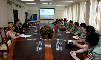 Հայաստան է այցելել Չինաստանի պաշտպանության նախարարության պատվիրակությունը (Ֆոտո)