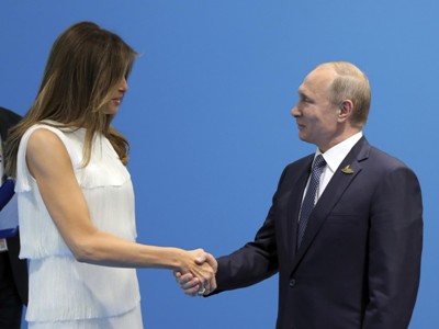 Владимир Путин познакомился с Меланьей Трамп