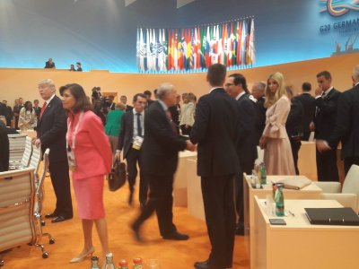Ivanka Trump takes her father’s seat at G20 table, while he attends bilateral meetings
