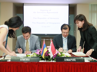 Armenia-Singapore air communication to be regulated