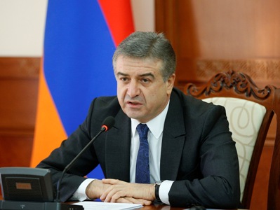 Կարեն Կարապետյանը շնորհավորել է նոր վարչապետին եւ դադարեցրել իր լիազորությունները