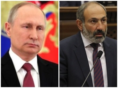 Պուտինը շնորհավորել է Նիկոլ Փաշինյանին ՀՀ վարչապետի պաշտոնը ստանձնելու առիթով