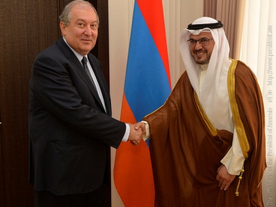 Armenian President receives Ambassador of Kuwait