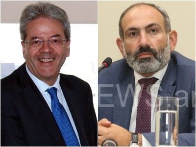 Italy PM to Armenia’s Pashinyan: We can continue working with constructive spirit