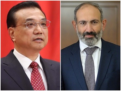 China Premier to Armenia’s Pashinyan: I am ready to establish good working relations with you