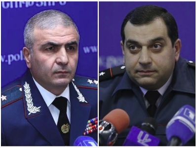 Աշխատանքից ազատվել են երկու փոխոստիկանապետերը