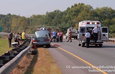 2 Armenia citizens hospitalized after road accident in Georgia