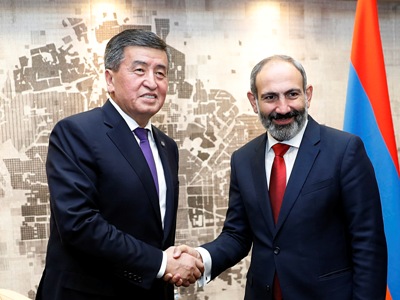 Nikol Pashinyan expresses confidence over strengthening relations with Kyrgyzstan