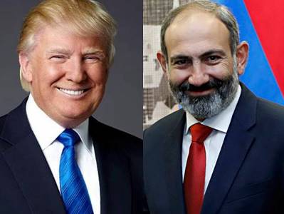 Trump to Armenia’s Pashinyan: I look forward to working with you